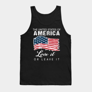 The United sates of America love it or leave it Tank Top